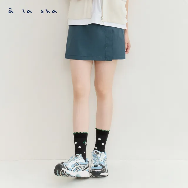 【a la sha】蘋果貓鬆緊褲裙