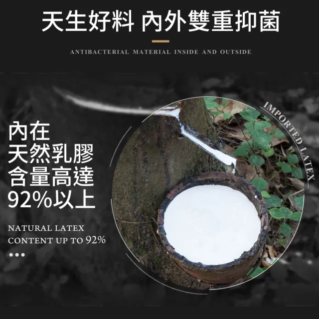 【LooCa】買1送1-石墨烯遠紅外線健康乳膠枕頭