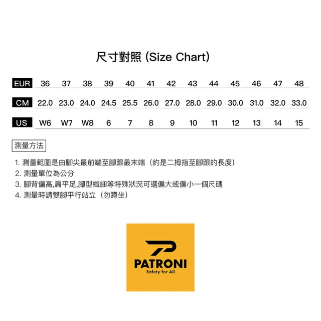 【PATRONI】SF2205 逆天靴SD防水快旋鈕抗靜電安全鞋(可通過金屬探測)