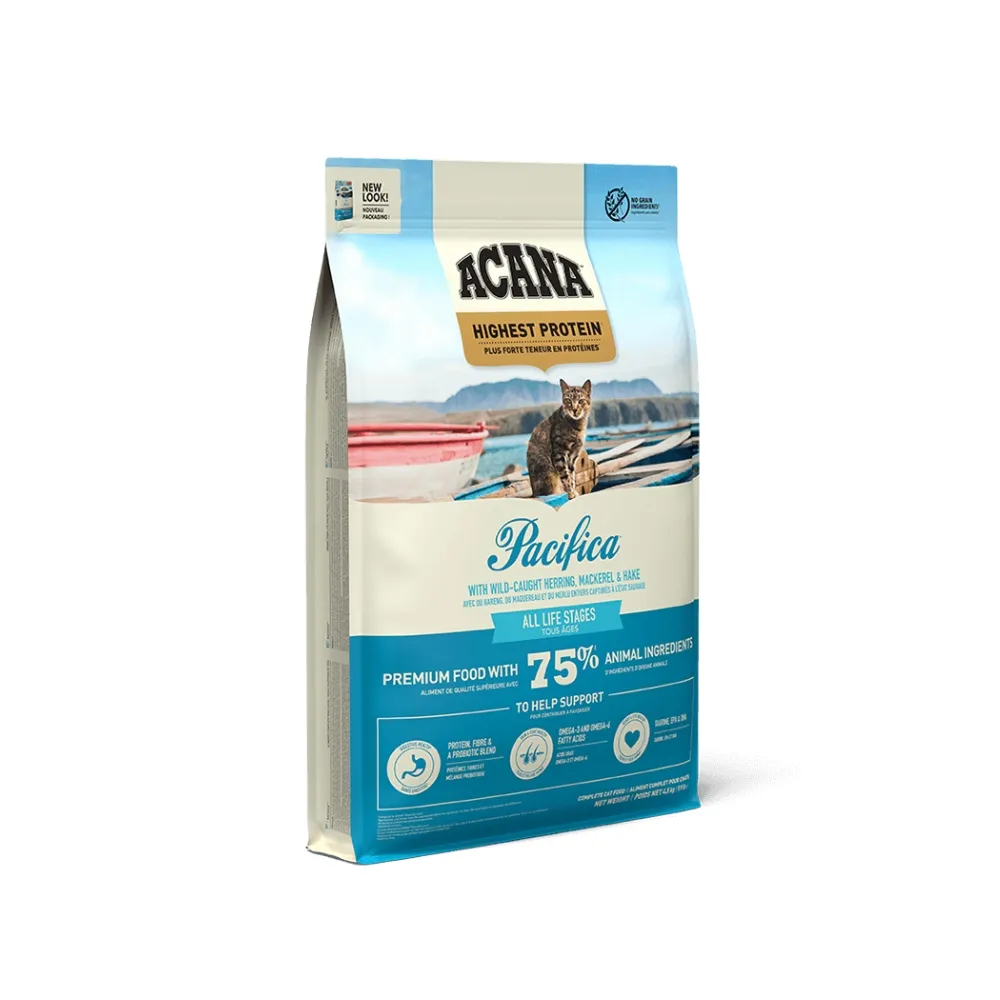【ACANA】即期品 海洋盛宴無穀配方貓飼料《多種魚+玫瑰果》貓飼料 4.5KG 貓飼料(貓飼料 貓乾糧)