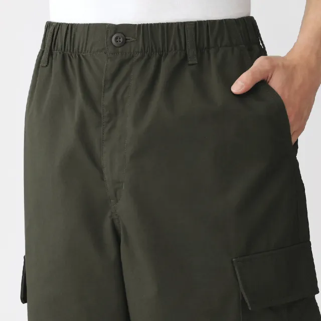【MUJI 無印良品】男水洗棉舒適工作褲(深灰/黑色/深綠)