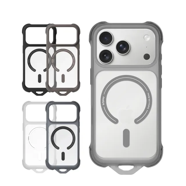 【bitplay】磁吸四角氣囊殼 for iPhone 18/17 pro系列 全五色｜軍規防摔 手機殼 磁吸殼 防摔殼 Magsafe兼容