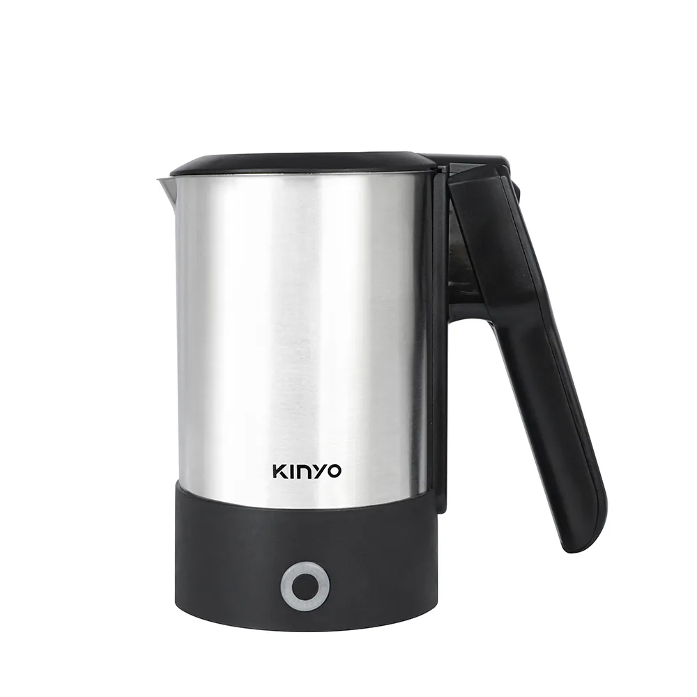 【KINYO】0.6L 雙電壓旅行快煮壼電熱壺  熱水壺 煮水壺 電茶壺 (304不鏽鋼 ASHP90)