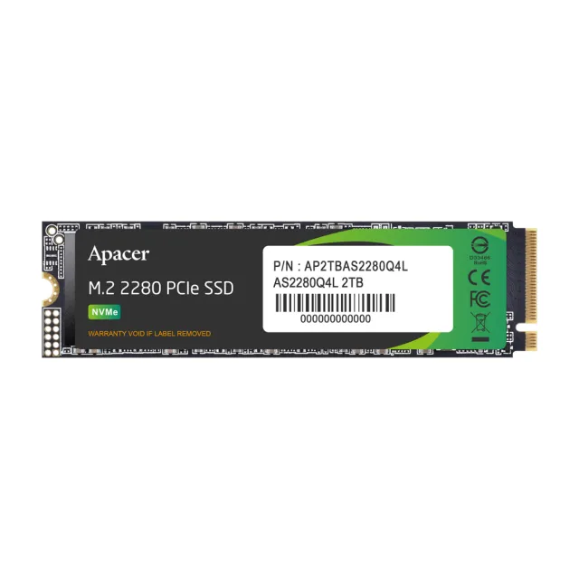 SSD+RAM組合★【Apacer宇瞻】DDR5 5600 16GB 桌上型記憶體+1TB SSD固態硬碟(讀3600MB/s 寫3000MB/s)