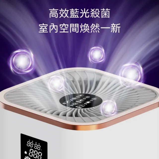 【Future Tech 未來科技】空氣凈化器家用室內除甲醛負離子紫外線殺菌淨化器