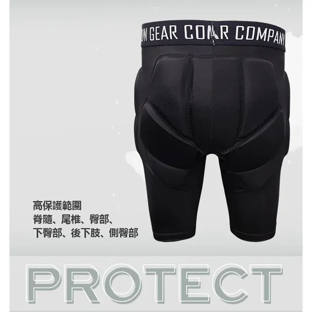 【ULLR】滑雪護具組 防摔褲 護膝 護臀 護具 加厚墊片 重點防護