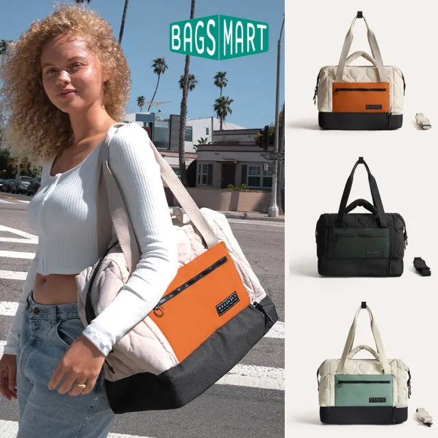【BAGSMART】雙11 大容量防潑水機能後背包/手提包(托特包 登機 登山包)