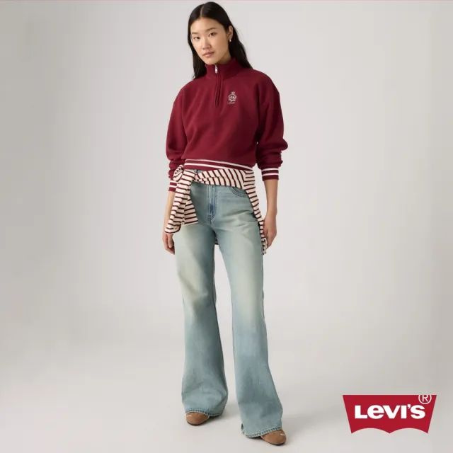 【LEVIS】可調節腰扣牛仔喇叭褲 女生牛仔褲 熱賣單品 0081R-0005