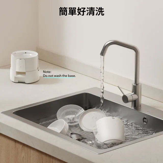 【PETLIBRO】Air餵食器2L-連線版 黑白2色(小寵適用 多重密封 淺盤 定時定量 台灣總代理)