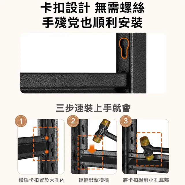 【小不記】全碳鋼加厚超耐重五層層板可調置物架110*45*170CM(層架 收納架 收納櫃 貨架 鐵架 儲物架 展示架)