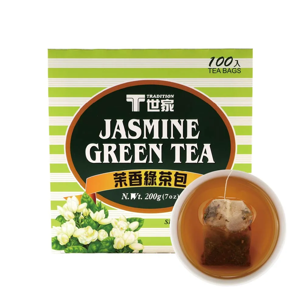 【T 世家】經典茉香綠茶包2gx100包