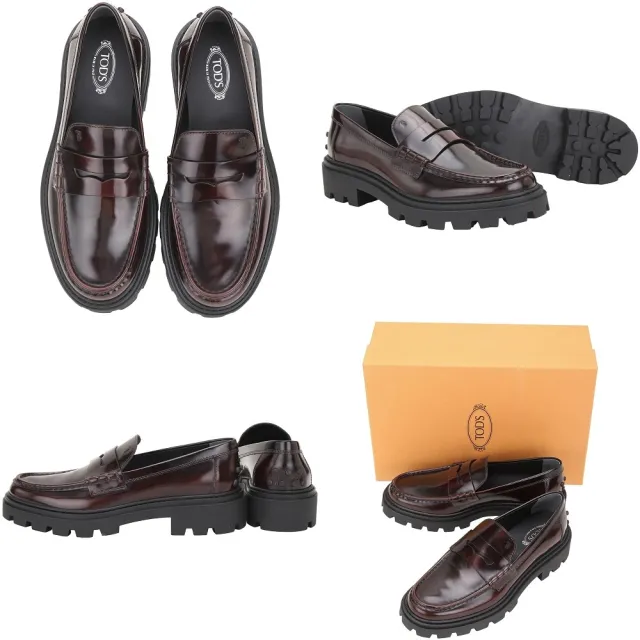 【TOD’S】TODS 漆皮小牛皮厚底樂褔鞋-2色可選(義大利手工皮革)
