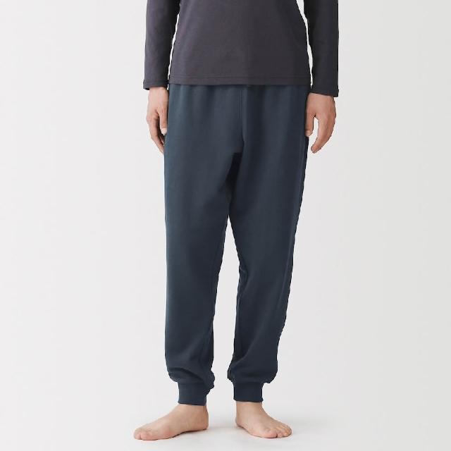 【MUJI 無印良品】男棉裏毛家居長褲(灰色/黑色/暗藍)