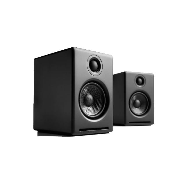 【Audioengine】A2+主動式立體聲藍牙書架喇叭(黑)