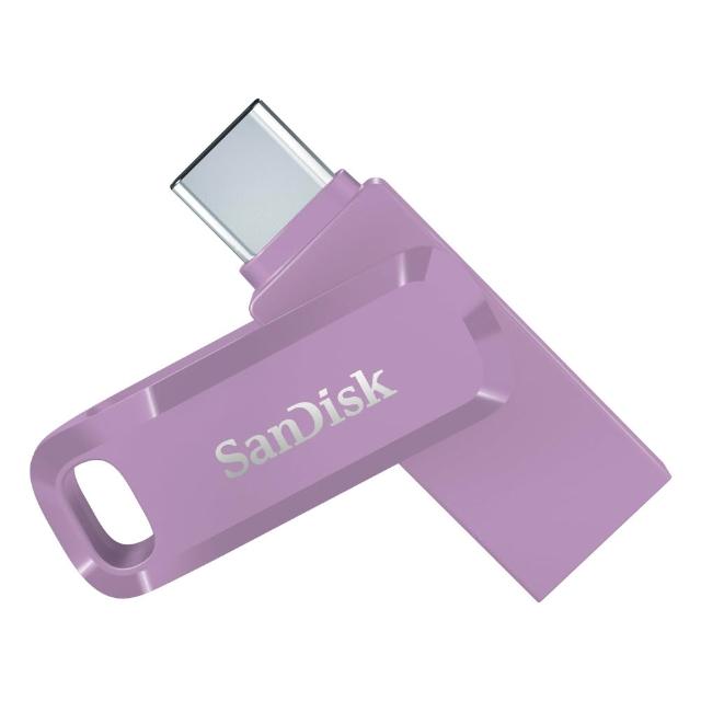 【SanDisk 晟碟】[全新版] 256 GB  Ultra Go USB3.2 TYPE-C 5年保固 薰衣草紫(高速讀取400MB/s 雙用隨身碟)