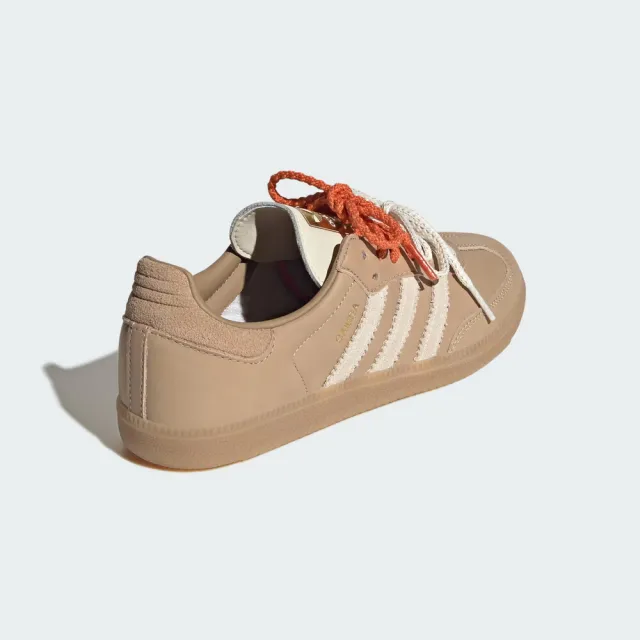 【adidas 愛迪達】Samba OG W 女 休閒鞋 復古 皮革 流行 米棕(KI8140)
