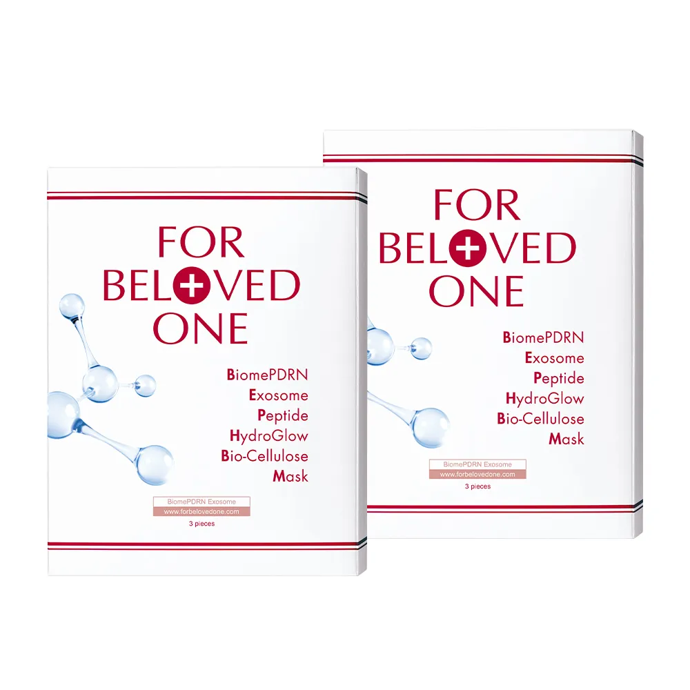【For Beloved One 寵愛之名】PDRN外泌體環月太修護生物纖維面膜 3片/盒 共2盒 新品上市 (水光肌|六胜)