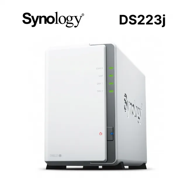 【Synology 群暉科技】搭希捷8TBx2★DS223j 2Bay NAS 網路儲存伺服器