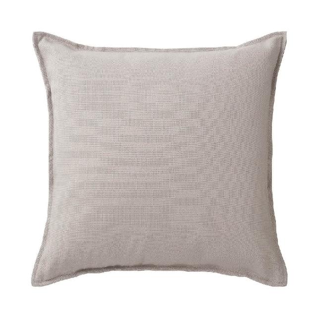 【MUJI 無印良品】牛津布抱枕套/灰色/成品尺寸:W45×L45 cm 附拉鍊