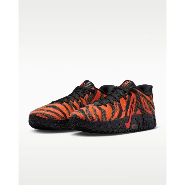 【NIKE 耐吉】運動鞋 籃球鞋 男鞋 JA 3 ANIMAL PACK EP JA 莫蘭特 緩震 回彈 黑橘 (IU6794800)