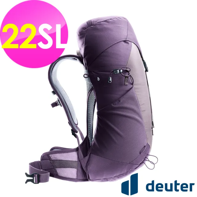 【deuter】AC LITE網架直立式透氣背包22SL(3420724薰衣草紫/戶外旅遊/日常休閒/旅行/登山健行)
