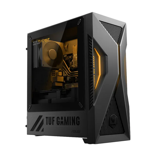 【ASUS 華碩】升級32G★R7 八核 RX9060XT-16G電競電腦(Ryzen 7-260/16G/1TB SSD/W11/H-TM500MH)*需自行組