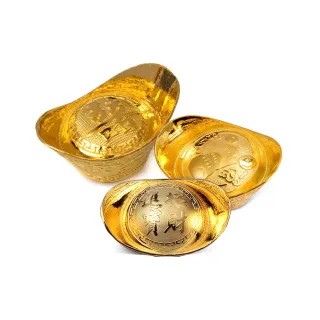 GJS 金敬順】黃金元寶純金9999 招財進寶(金重:5.00錢) - momo購物網