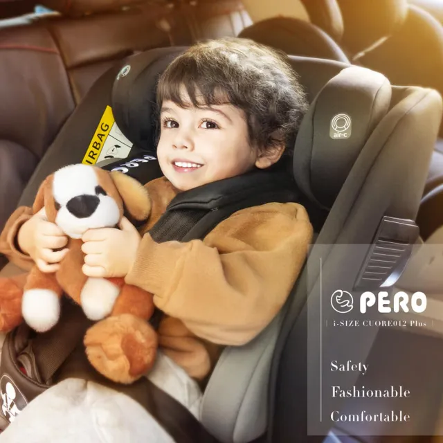 【PERO】Cuore012 Plus ISOFIX 360度旋轉新生兒汽車安全座椅(新生兒安全座椅 安全座椅 前後向)