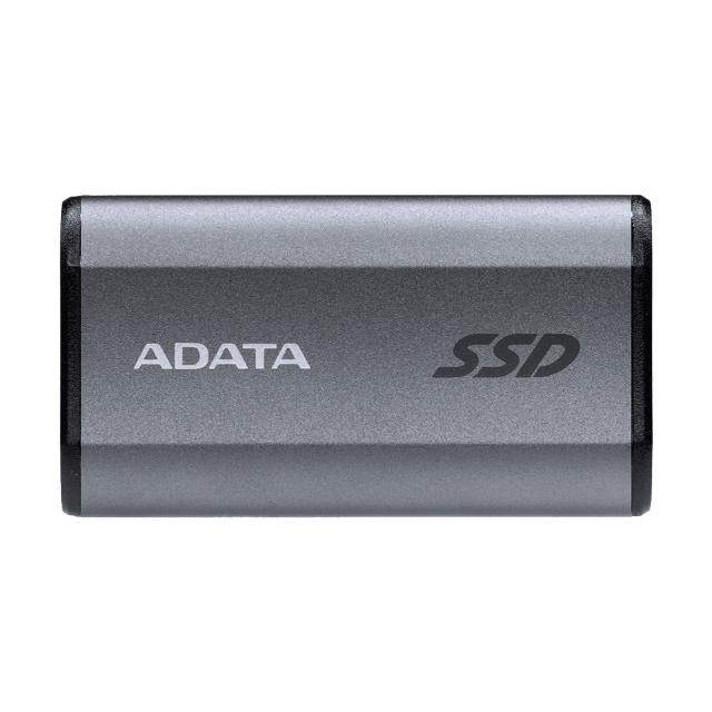 【ADATA 威剛】Elite SE880 500GB 外接式SSD固態硬碟 鈦灰 (附雙介面線材/最高讀寫2000/2000MB/s)