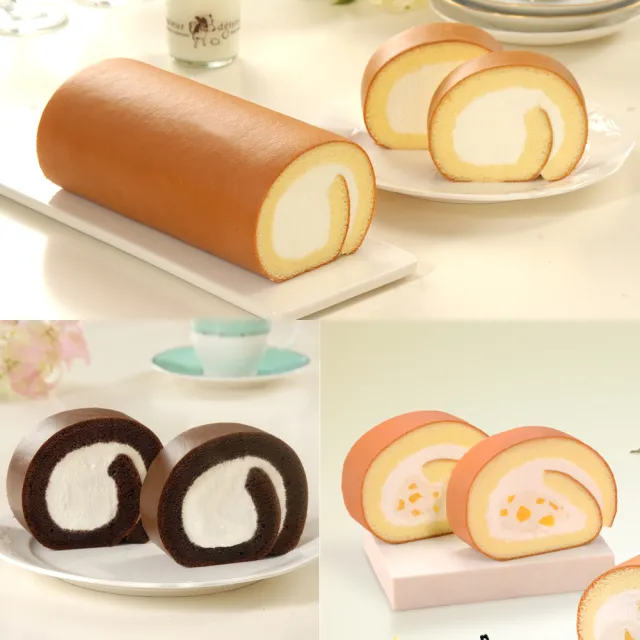 【亞尼克果子工房】人氣口味生乳捲3條組(原味/特黑/香草布丁 /禮盒/伴手禮/送禮)