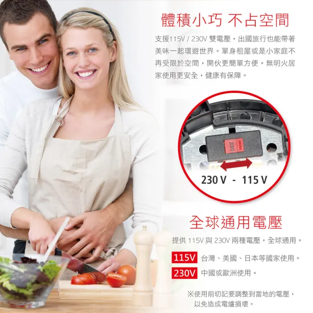 【ROMMELSBACHER】雙電壓旅行用電爐 RK501/SU(雙電壓旅行用電爐 空姐鍋 背包客神器)