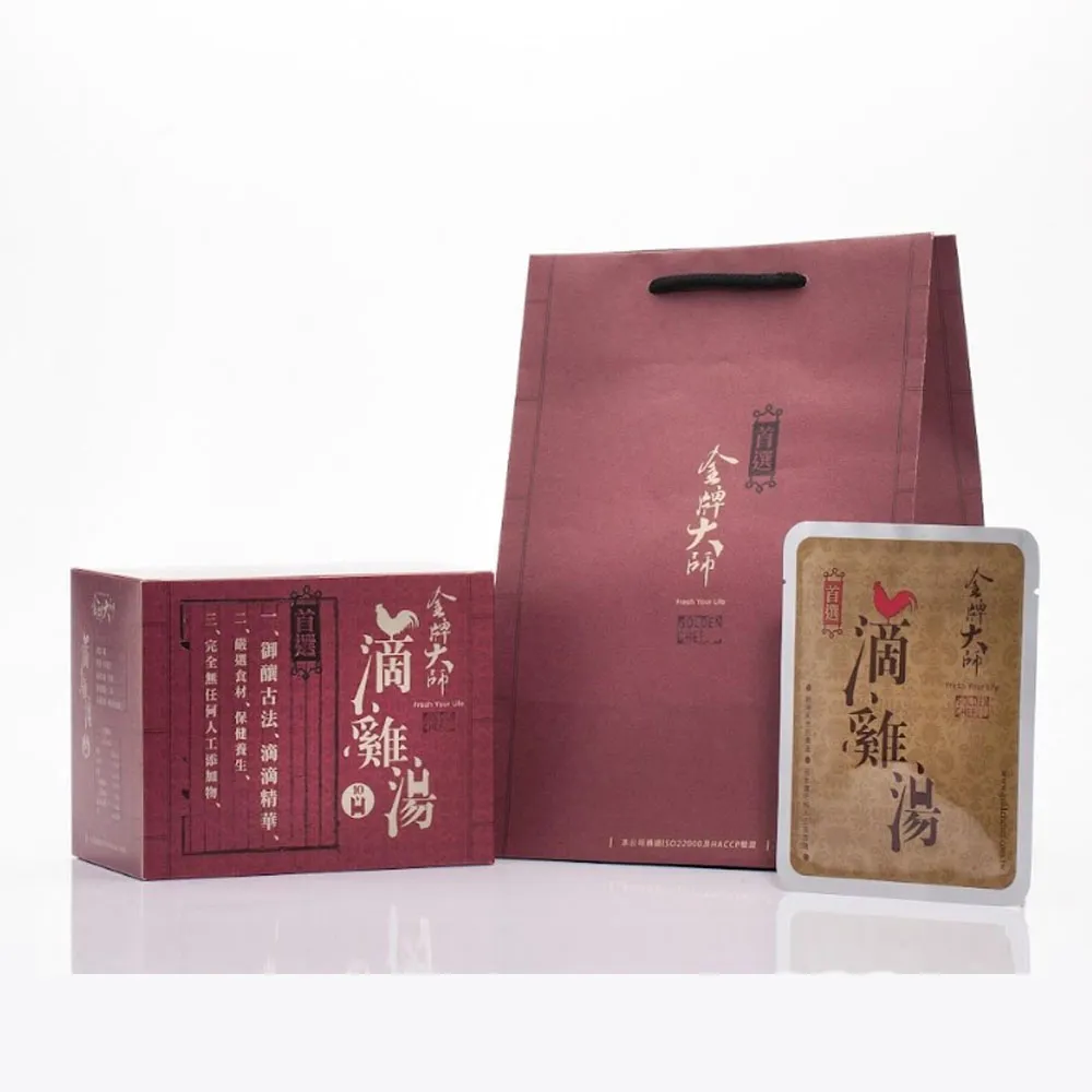 【金牌大師】滴雞精6盒(60ml/包/盒)
