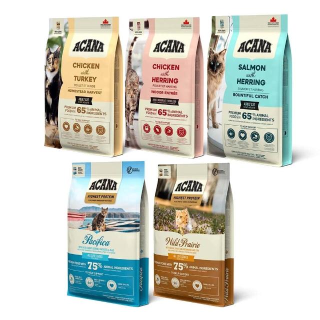 【ACANA】愛肯拿即期品4.5kg 農場、海洋盛宴、低GI配方-田園收穫、豐盛漁獲、內開胃