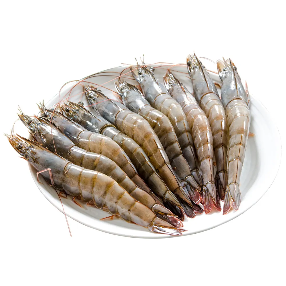 【急鮮配-鮮綠生活】無毒巨無霸白蝦皇8盒(580g/約9-11尾/盒-凍)