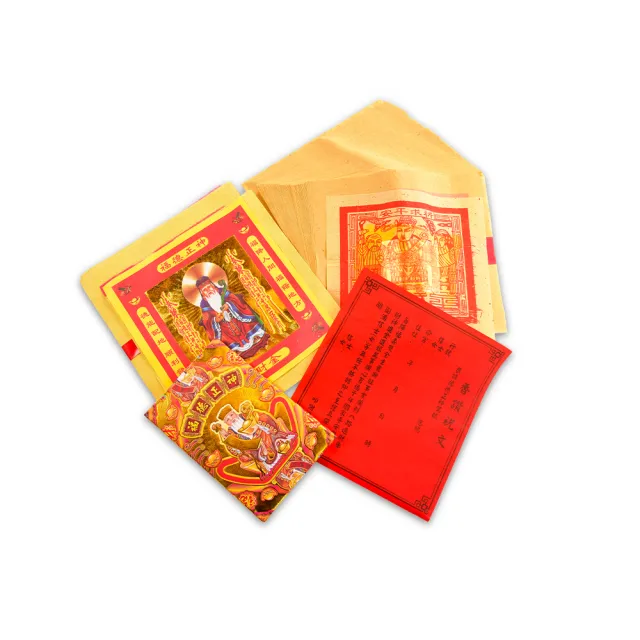 【富山檀香】福德正神發財金-全家4入組(紙錢 金紙 補財庫 拜拜 土地公 轉運 招財)