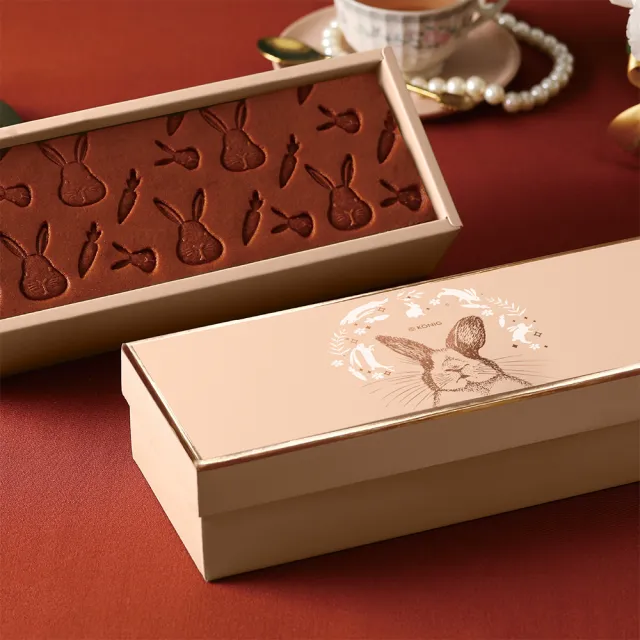 【金格食品】Love兔U烙印長崎蛋糕禮盒(伴手禮/禮盒)