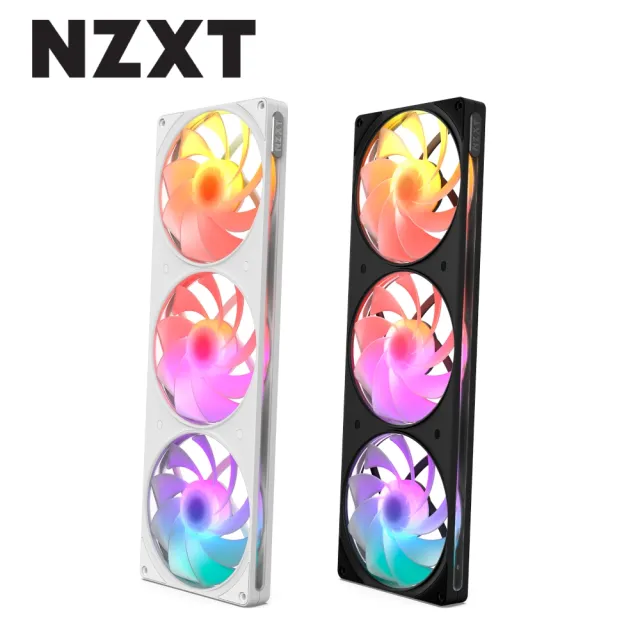 【NZXT 恩傑】F420 RGB一體式反向側透靜音扇(散熱風扇/機殼風扇/FDB液態軸承)