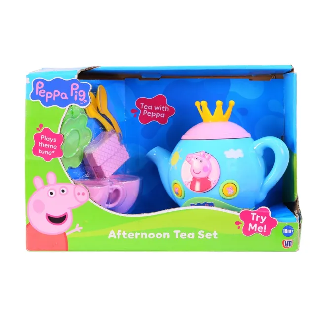 【Peppa Pig 粉紅豬】粉紅豬小妹-可愛有聲午茶組