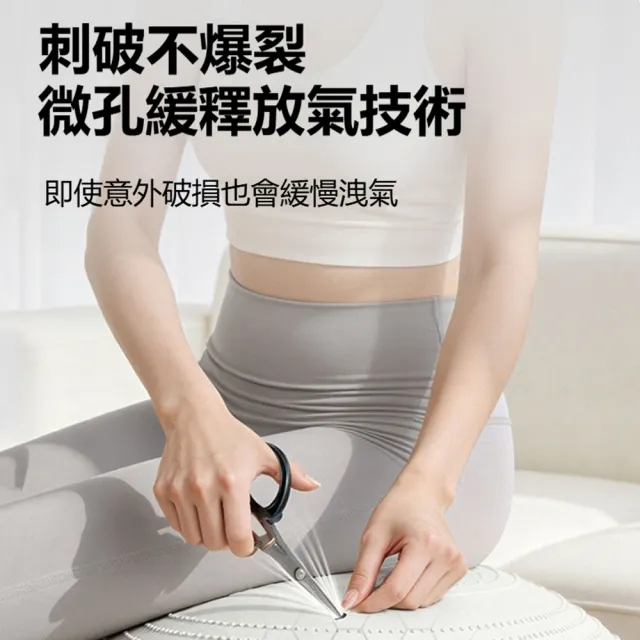 【ANTIAN】加厚防爆充氣式浮雕凸點健身瑜伽球 產後盆底肌訓練球 平衡球 抗力球 彈力球 55cm