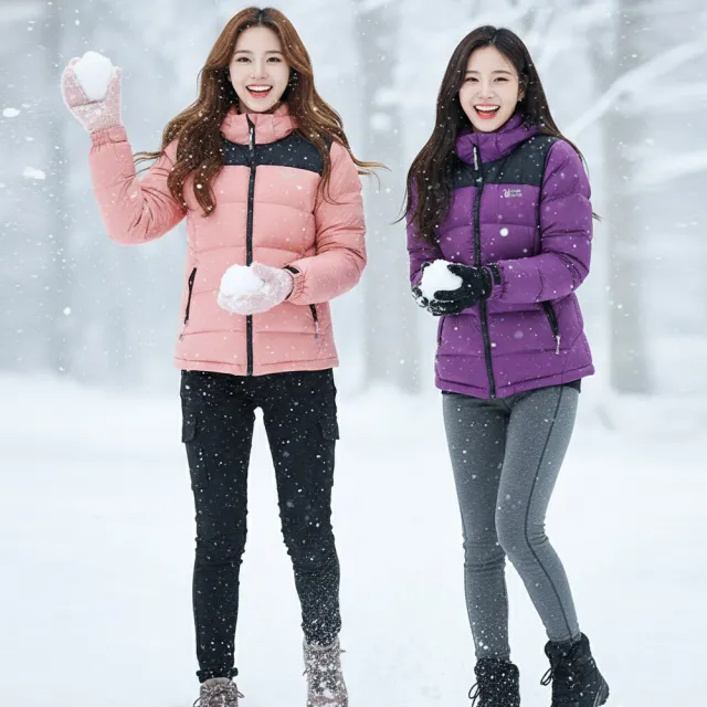 【遊遍天下】女款防潑水防風保暖羽絨外套GJ22048(M-5L 大尺碼)