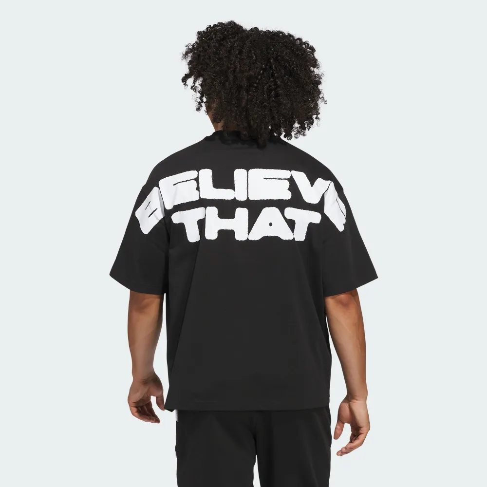 【adidas 愛迪達】ANTHONY EDWARDS BELIEVE THAT 短袖上衣 T恤 男 KC3700