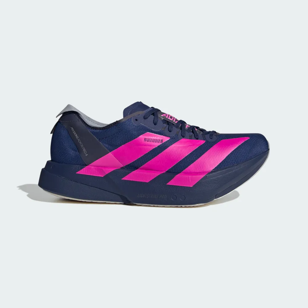 【adidas 愛迪達】ADIZERO ADIOS PRO 4 跑鞋 慢跑鞋 運動鞋 男鞋/女鞋 JR4946