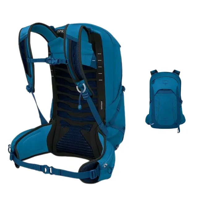 【Osprey】雙11 Talon 22 輕量化登山背包 男 Scoria Blue Night Shift (輕量旅行後背包 快速移動單車)