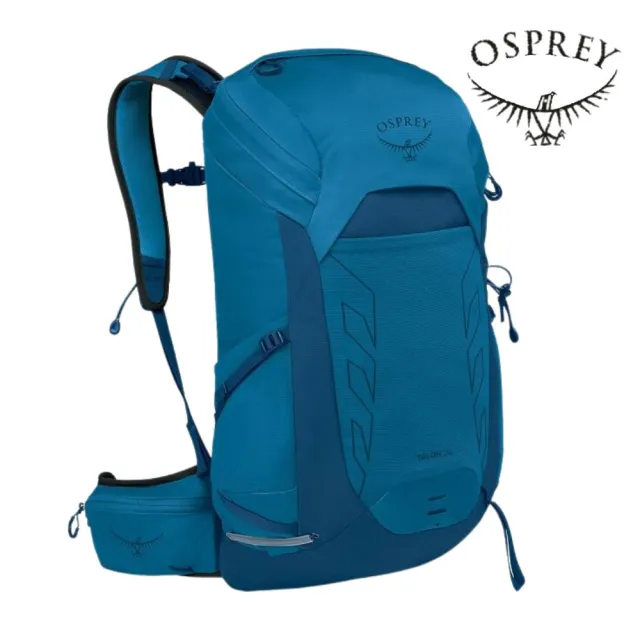 【Osprey】雙11 Talon 22 輕量化登山背包 男 Scoria Blue Night Shift (輕量旅行後背包 快速移動單車)