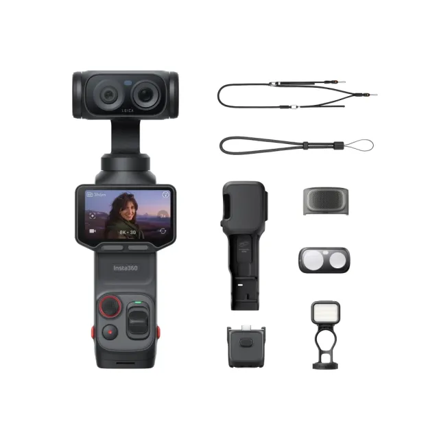 【Insta360】Luna Ultra 雙鏡頭雲台相機 人像套裝