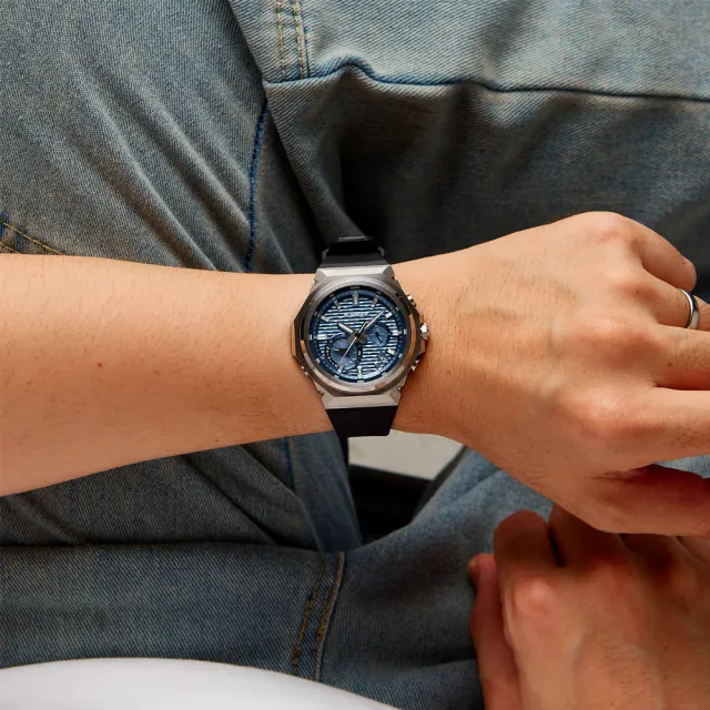 【CASIO 卡西歐】G-STEEL系列 藍芽連線 太陽能電力 多功能腕錶 錶 週年慶 雙11(GST-B1000-2A)