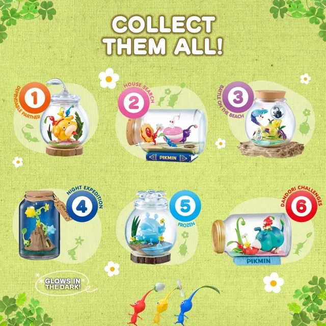 【Re-ment】Re-ment PIKMIN 皮克敏瓶中收藏2 盒玩 6款一中盒