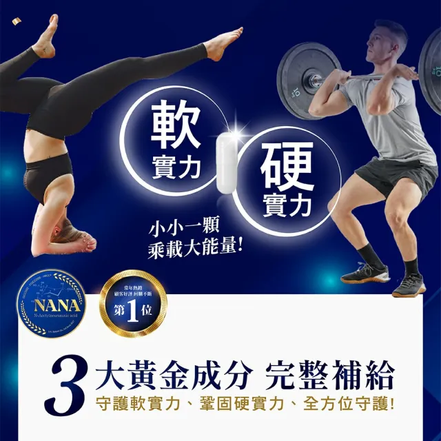 【廣生堂】送禮首選 NANA龜鹿固捷靈60粒/2盒 加現金卷200元