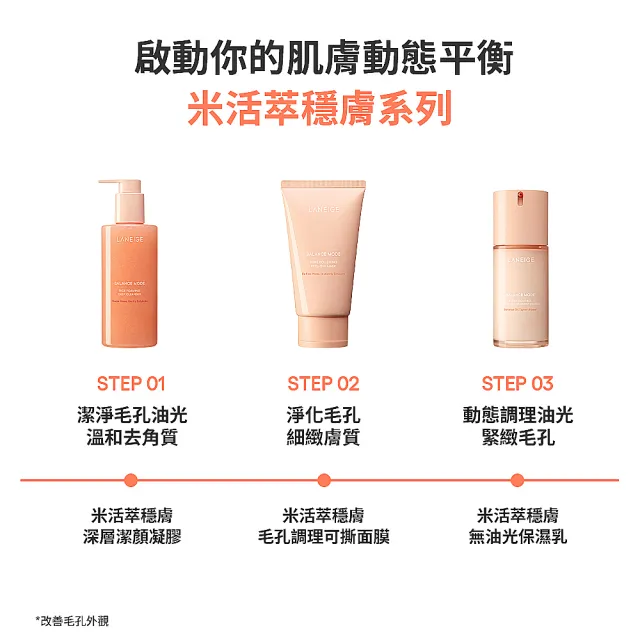 【LANEIGE 蘭芝】官方直營 米活萃穩膚深層潔顏凝膠 250ml(蘭芝 洗面乳)
