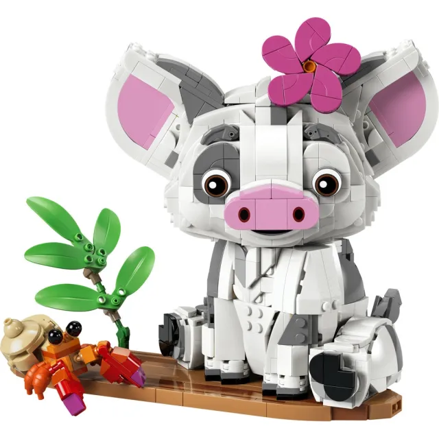 【LEGO 樂高】迪士尼公主系列 43292 噗噗(動物玩具 海洋奇緣 禮物 玩具)